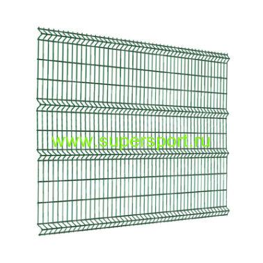 3D сетка в2.03м, ш2,5, за 1пог.м со столбами 5м 50х80мм