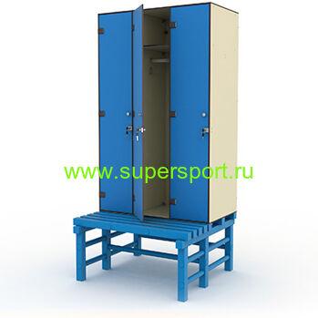 Шкаф 3-1 +скамья-подставка