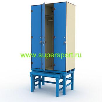 Шкаф 3-1 с выдвижной скамьей