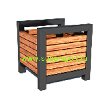 Вазон для цветов уличный деревянный