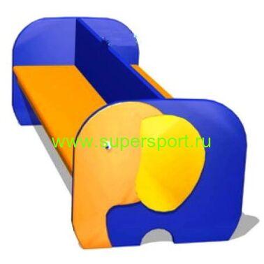 1281 Скамейка детская СЛОН для детской площадки