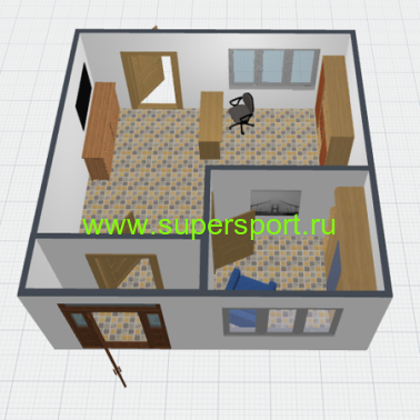 Входная группа для мобильных раздевалок, 28 кв.м