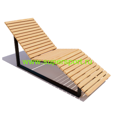 Лежак Бали 2 пляжный уличный