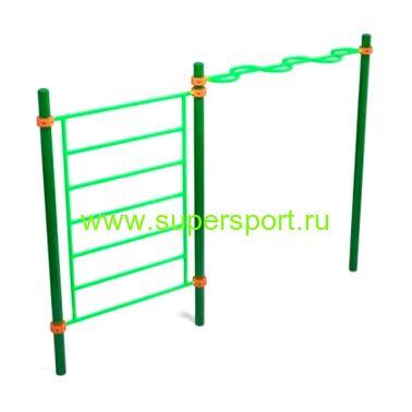 Шведская стенка и рукоход змейка СВ-5.51