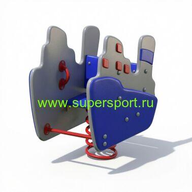 2122 Качалка пружинка Пароходик