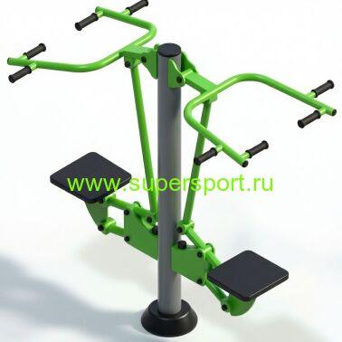 Т 0243 Подтягивание для двоих уличный тренажёр