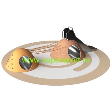 Горы с переходом геопластика для детской площадки