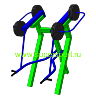 Т 0138 "Бицепс стоя с изменяемой нагрузкой для одного"