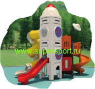 Игровой комплекс "Ракета горка и труба" HO 17401