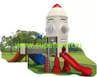 Игровой комплекс "Ракета с 2 горками" HO 17601