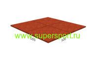 Резиновая плитка "Актив" 500x500x45 мм