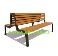 Скамейка двусторонняя Магадан 2 м