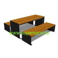 Стол с лавками 137