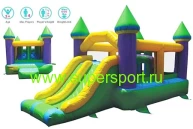 Батут с горкой 1006