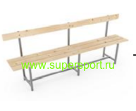 Скамья СТ-6 (со спинкой)