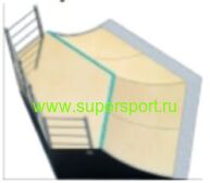 Радиус 1,2м угловой