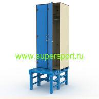 Шкаф 2-1 +скамья-подставка