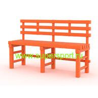 Скамья со спинкой