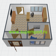 Входная группа для мобильных раздевалок, 28 кв.м