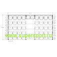 Трибуна 42 мест 5 рядов