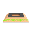 Квадратный батут в платформе геопластика для детской площадки