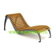 Лежак Калипсо парковый пляжный