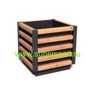 Вазон квадратный для цветов уличный