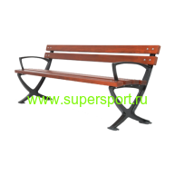 Скамейка Оливия 3м (три опоры)