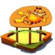 3126 Песочница Гарфилд для детской площадки