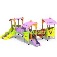 4113 Игровая конструкция с двумя горками