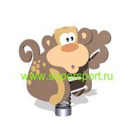 2138 Качалка пружинка Обезьяна для детской площадки