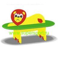 1254 Скамейка ЛЕВ для детской площадки