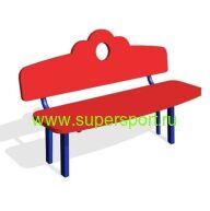 1275 Скамейка ДИВАН для детской площадки