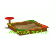 3111 Песочница со столиком для детской площадки