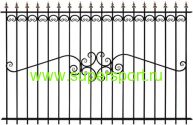 Забор кованый «Кингисепп»