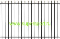 Забор кованый гладкий "Вологда" 2,5х1,8 м