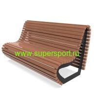 1214 Скамейка Корона парковая