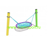 2235-1 Качели Гнездо прямоугольное одинарные (без подвеса)
