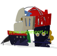 4605 Игровая арт конструкция двусторонняя Дом и Корабль