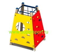 6128 Гимнастическая конструкция с альпинистскими захватами