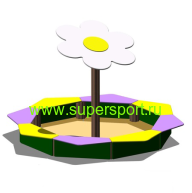 3108 Песочница Ромашка для детской площадки