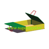 3102 Песочница с крышками для детской площадки 1,2х1,2м