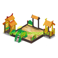 3237 Песочный дворик Деревушка для детской площадки