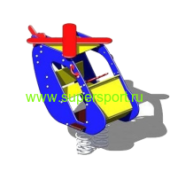 2120 Качалка пружинка Вертолёт для детской площадки
