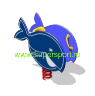 2137 Качалка пружинка Кит для детской площадки