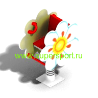 2150 Качалка пружинка Цветочек для детской площадки