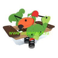 2155 Качалка пружинки Попугай для детской площадки