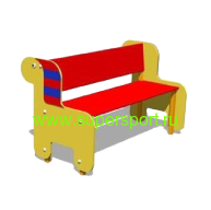 1257 Скамейка ЛОШАДКА для детской площадки