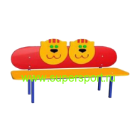 1264 Скамейка КОТЫ для детской площадки