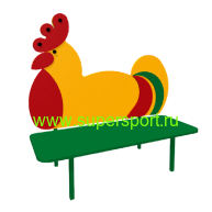 1276 Скамейка ПЕТУШОК для детской площадки